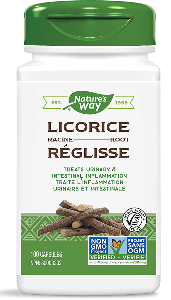 NATURE'S WAY Licorice Root (100 caps)