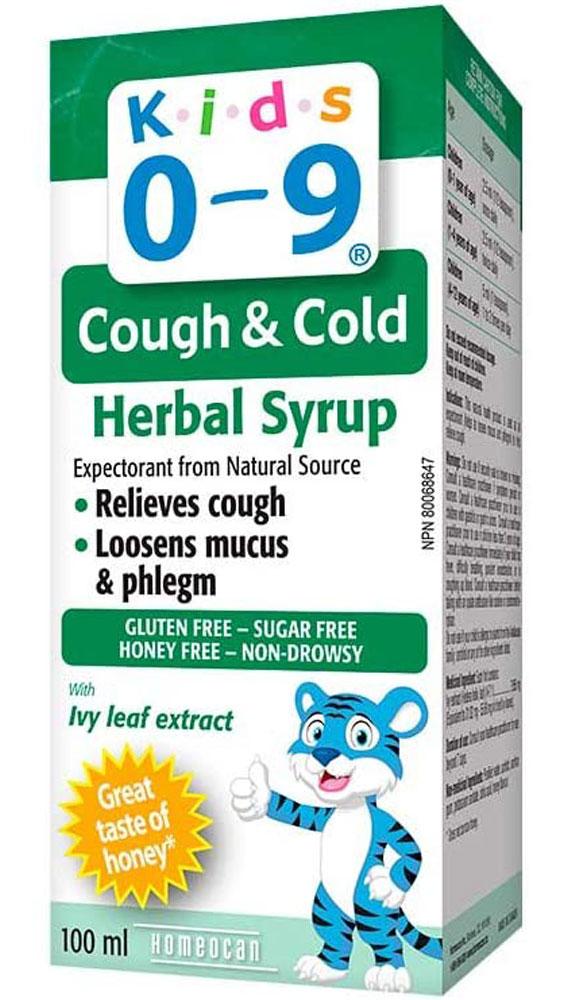 HOMEOCAN Kids 0-9 Cough& Cold Herbal Syrup (100 ml)