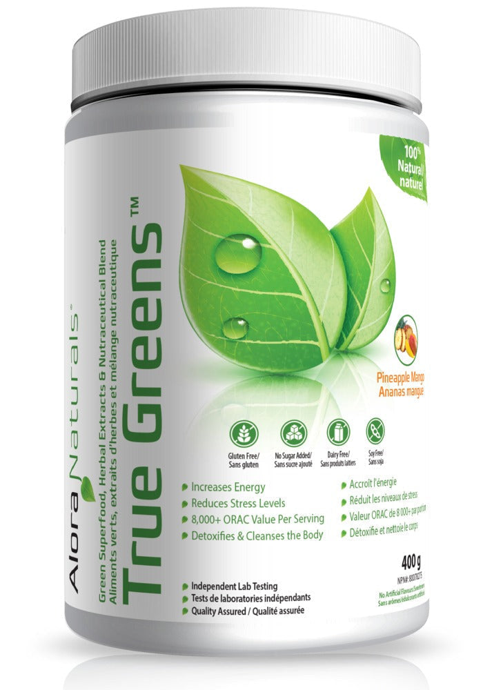 ALORA NATURALS True Greens Pineapple Mango (400 gr)