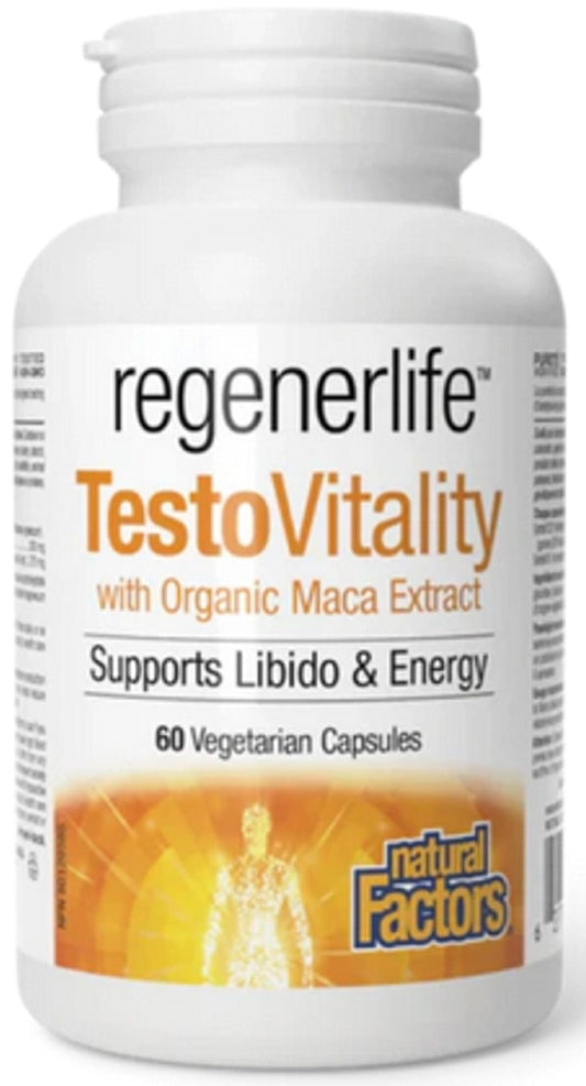 NATURAL FACTORS regenerlife TestoVitality (60 vcaps)