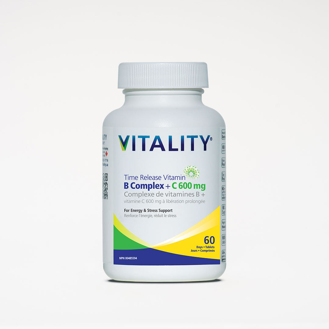 VITALITY Time Release B Complex + C 600 mg