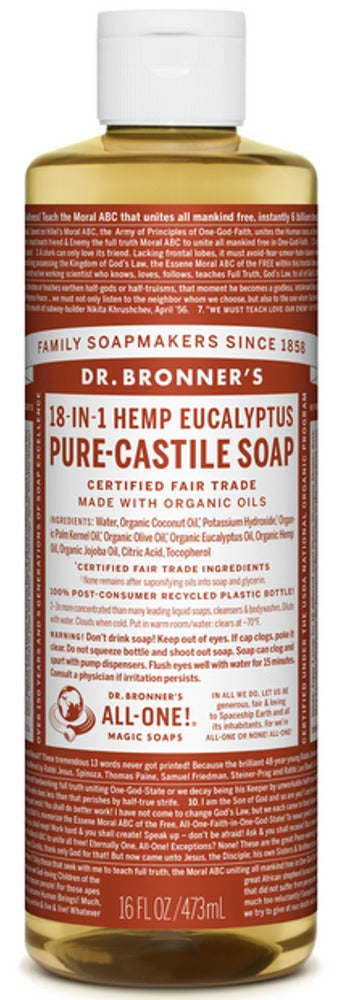 DR BRONNER'S Pure Castile Soap (Eucalyptus  - 473 ml)