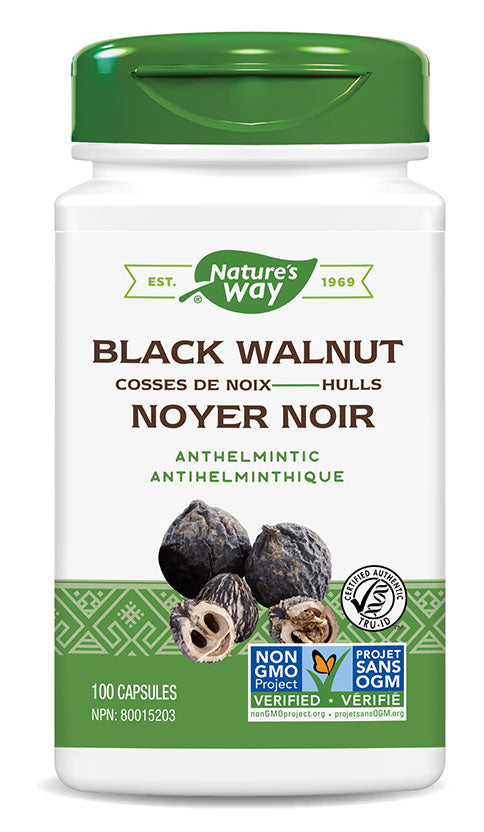 NATURE'S WAY Black Walnut Hulls ( 100 caps )