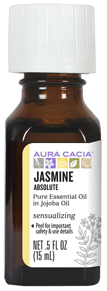 AURA CACIA Jasmine Absolute with Jojoba Oil  (15 ml)