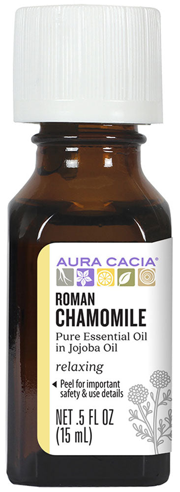 AURA CACIA Roman Chamomile Oil (in jojoba oil - 15 ml)