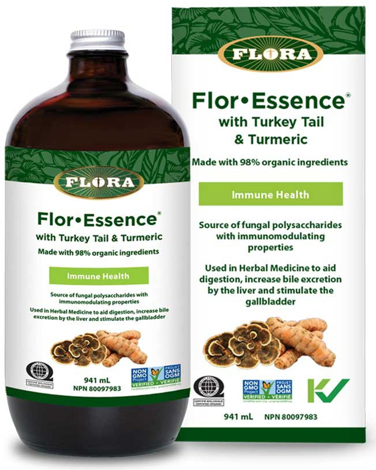 FLORA Flor-Essence with Turkey Tail (941 ml)