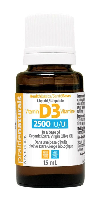 PRAIRIE NATURALS Vitamin D3 (2500 IU - 15 ml )