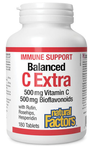 NATURAL FACTORS Balanced C Extra (500 mg - 180 tabs)