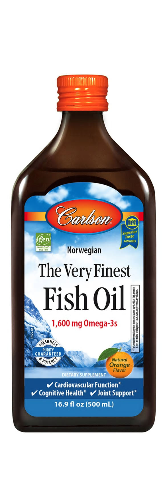 CARLSON Very Finest Fish Oil (Orange - 500 ml)