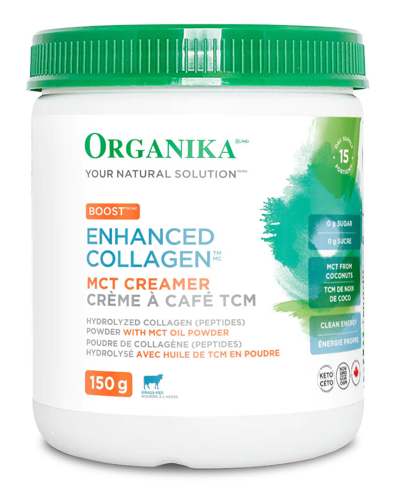 ORGANIKA Enhanced Collagen Boost MCT Creamer (150 gr)