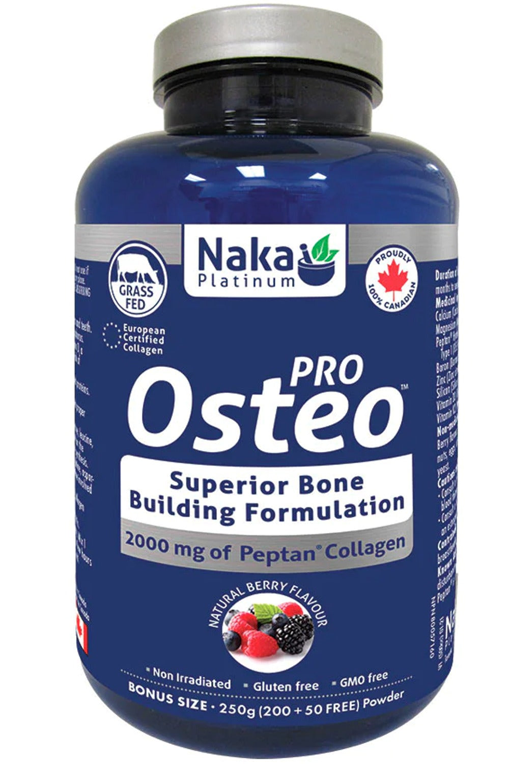 NAKA Platinum Pro Osteo (Natural Berry - 200 + 50 gr)