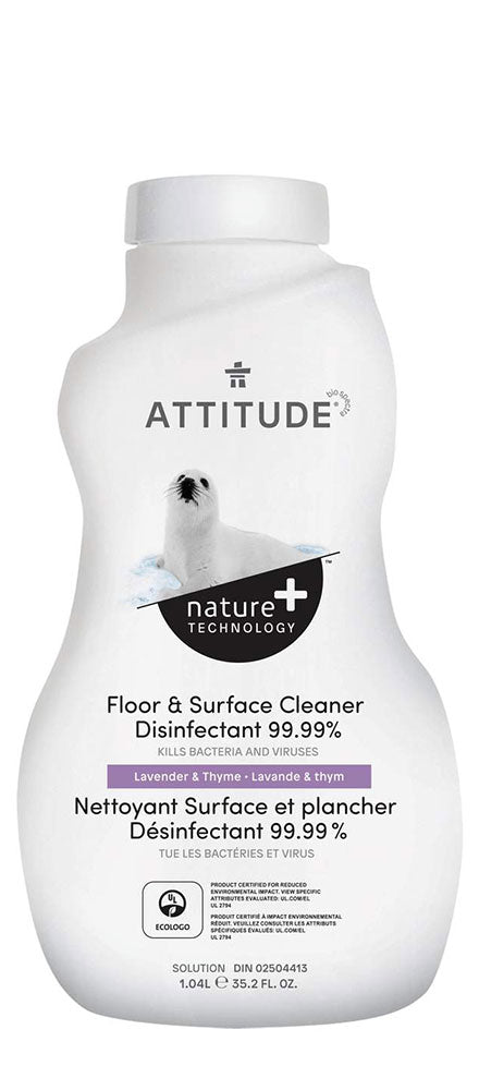 ATTITUDE Floor Surfaces Disinfectant 99.99%