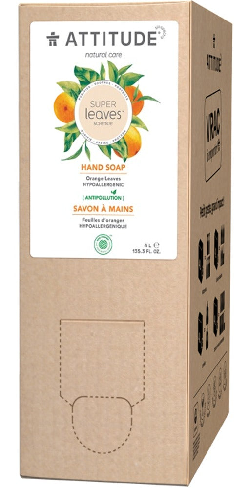 ATTITUDE Hand Soap (Orange Leaves - 4 Litres)