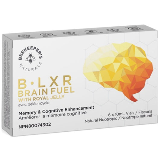 BEEKEEPER'S NATURALS B. LXR Brain Fuel  (6 x 10 ml)