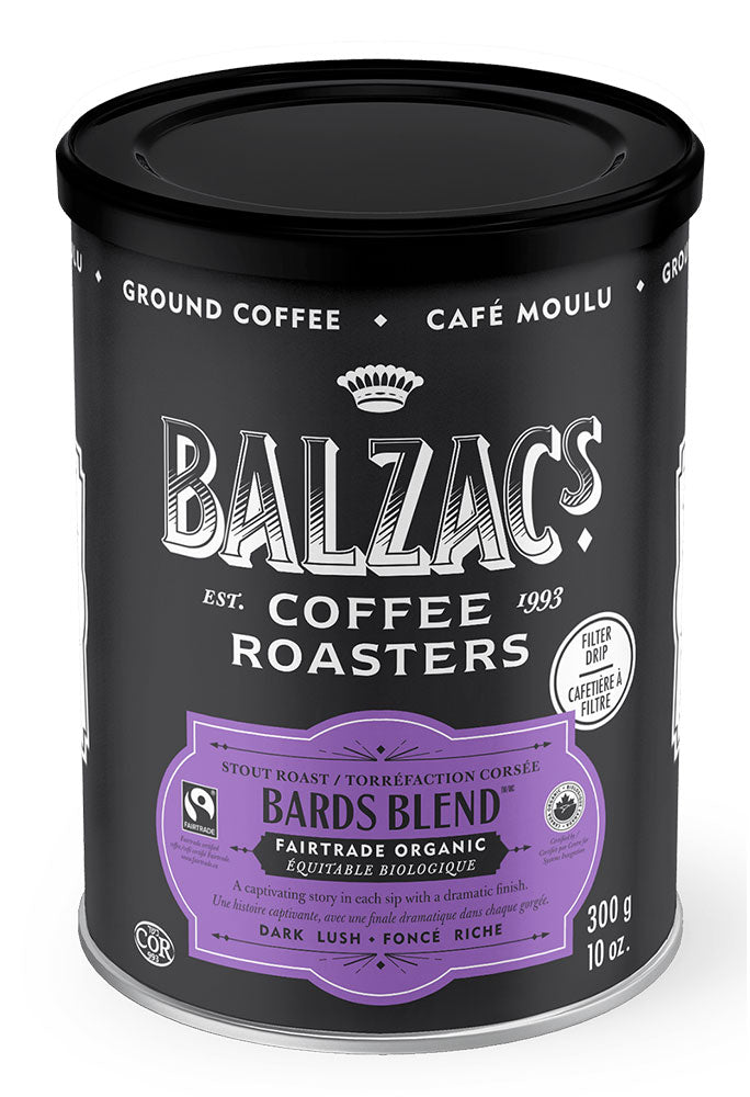 BALZAC'S COFFEE Bards Blend - Ground Coffee