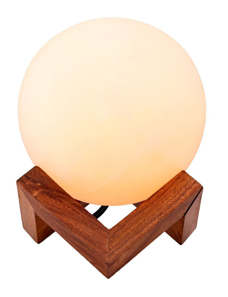 RELAXUS Himalayan Zen Salt Moon Lamp {7.50'' x 5.50'')
