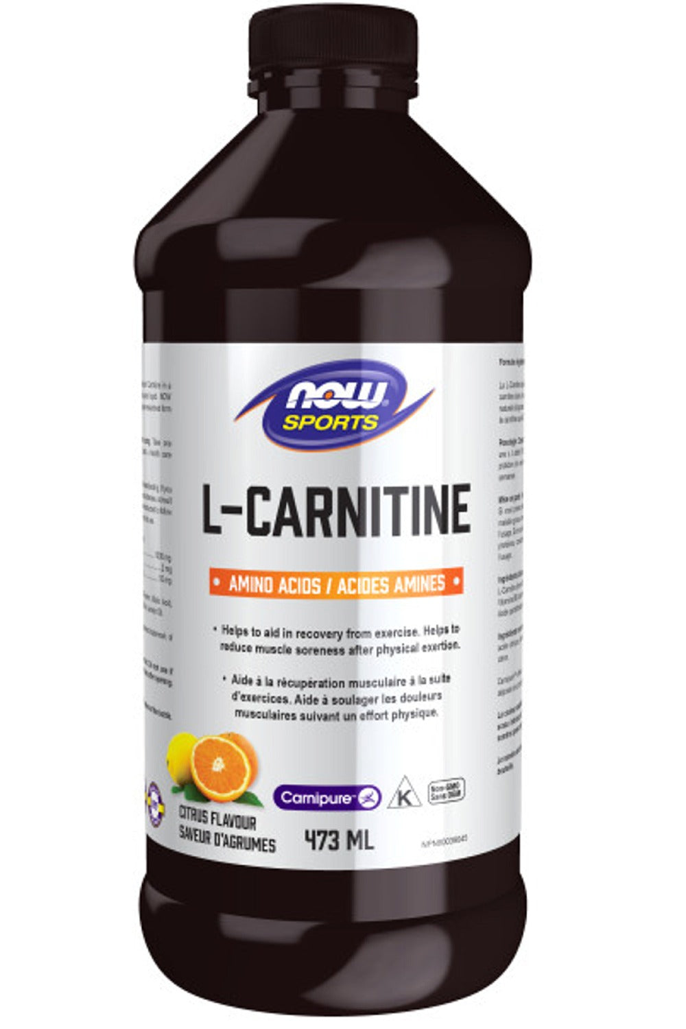 NOW SPORTS L-Carnitine (Citrus - 473 ml)