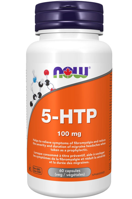 NOW 5-HTP (100 mg - 60 vcaps)