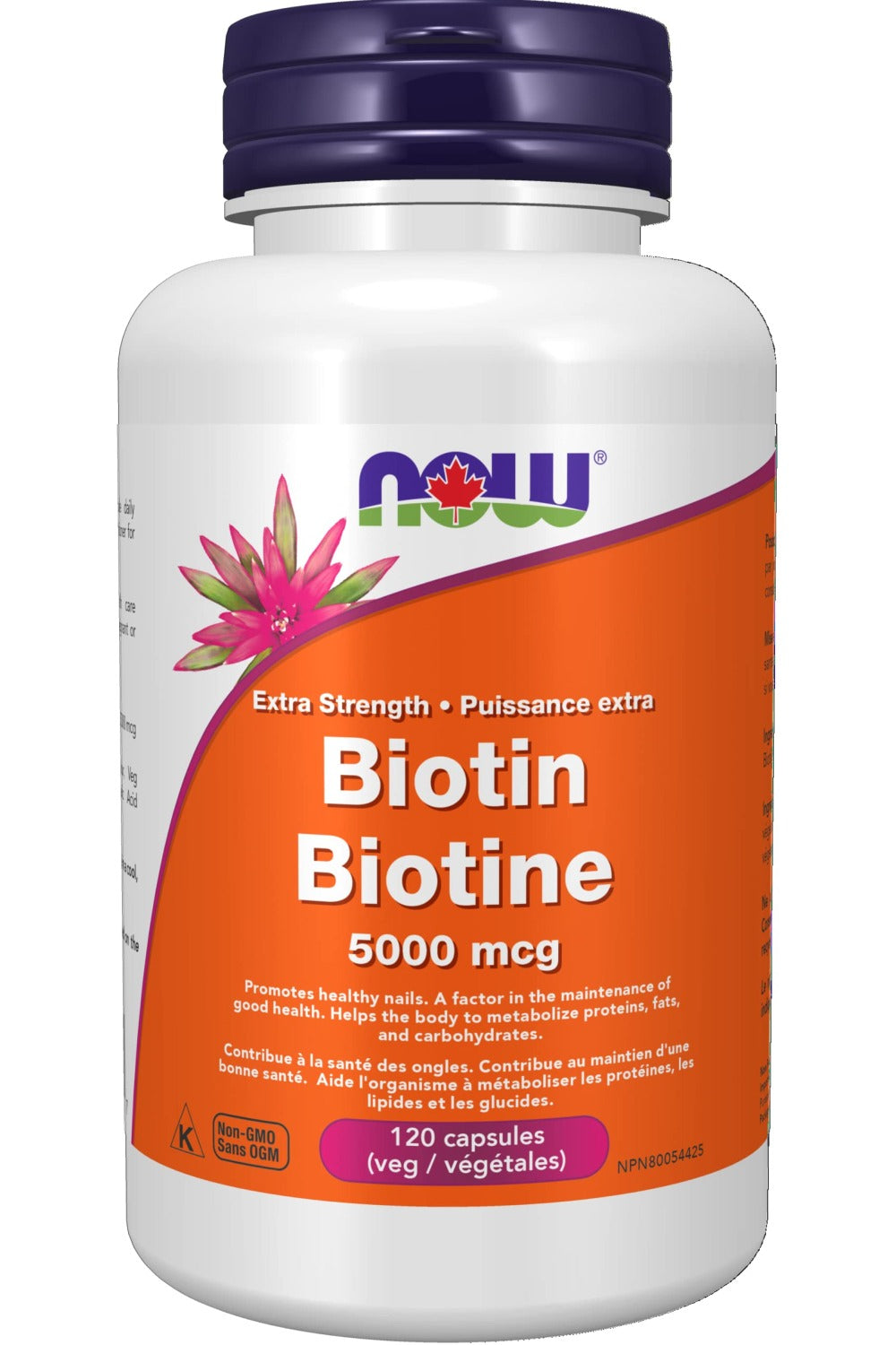NOW Biotin (5000 mcg - 120 vcaps)