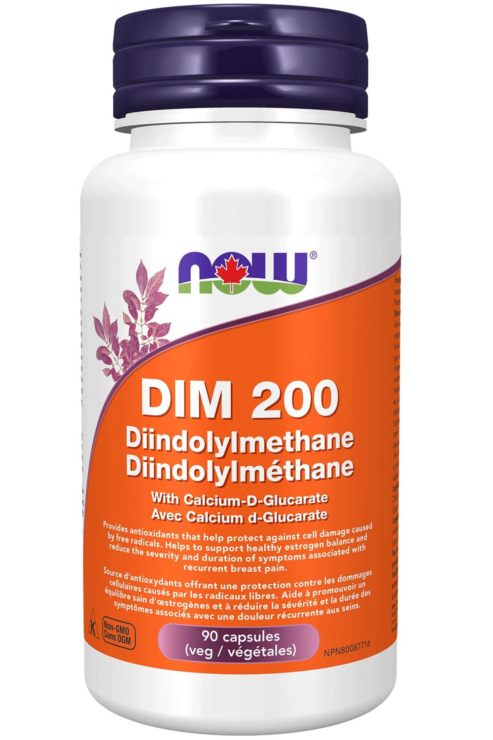 NOW DIM with Calcium Glucarate (200 mg - 90 vcaps)