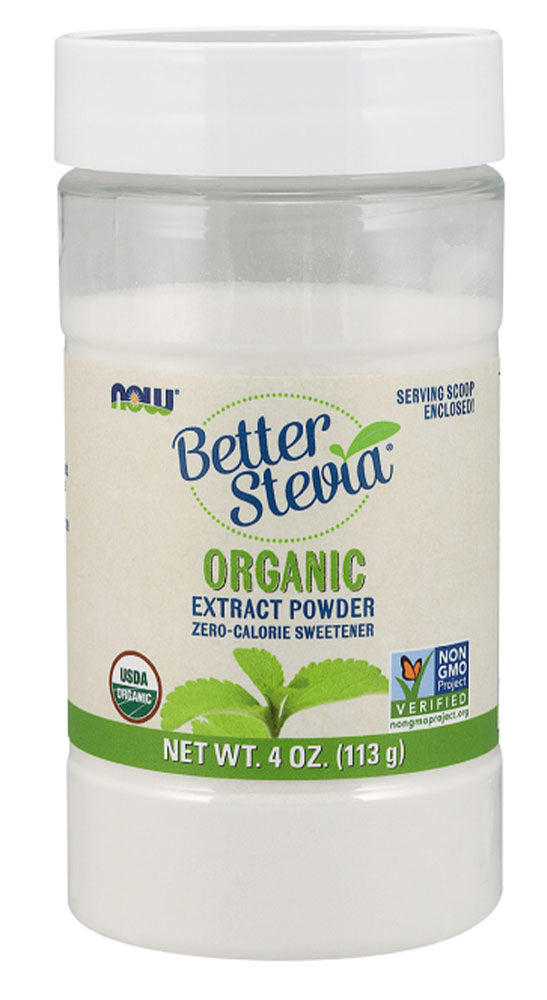 NOW Organic Stevia Powder (113 gr)