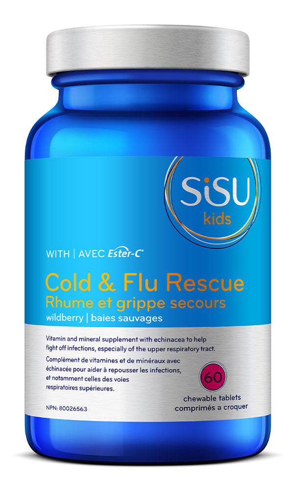 SISU Kids Cold & Flu Rescue (Berry - 60 chews)