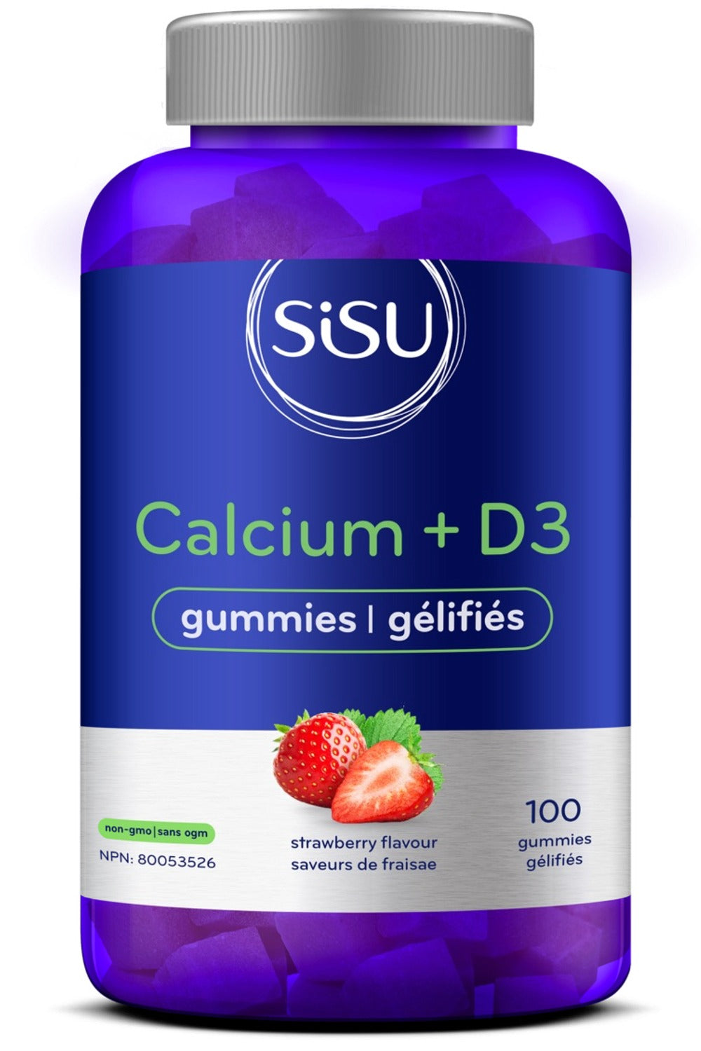 SISU Calcium & D3 Gummies (100 gummies)