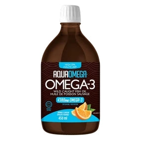 AQUAOMEGA Omega 3 High EPA (Orange - 450 ml)