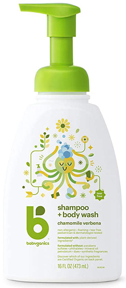 BABYGANICS Shampoo & Body Wash (Chamomile - 473 ml)