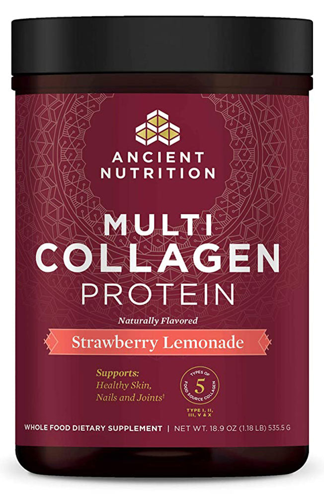 ANCIENT NUTRITION Multi Collagen Protein (Strawberry Lemonade - 262 gr)