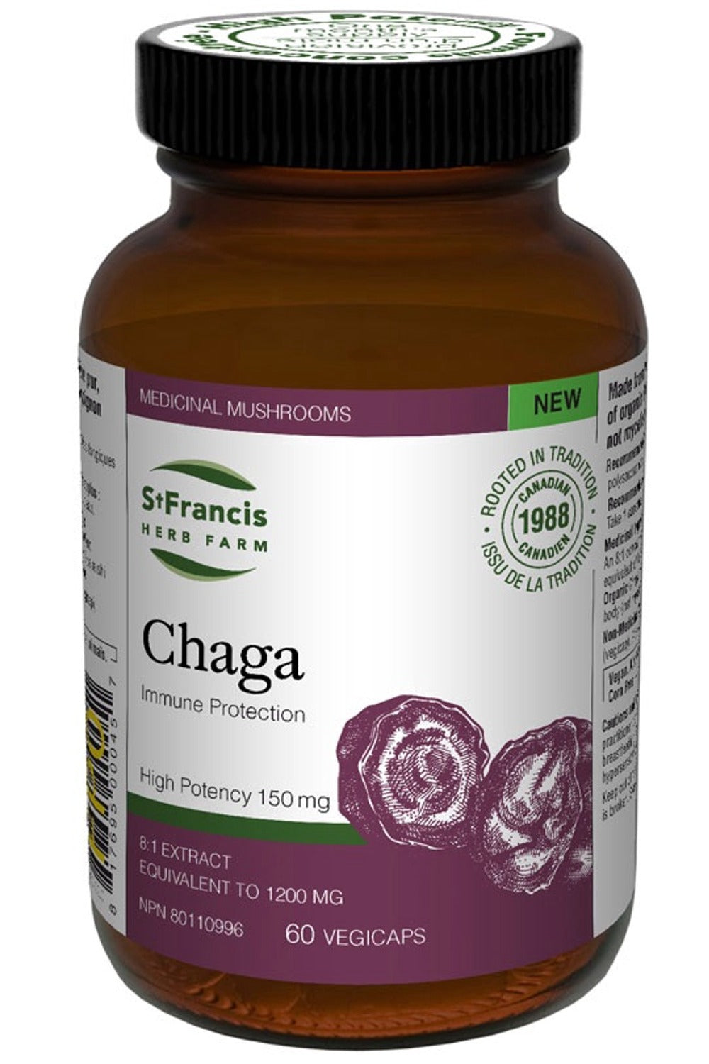 ST FRANCIS HERB FARM Chaga (150 mg - 60 caps)