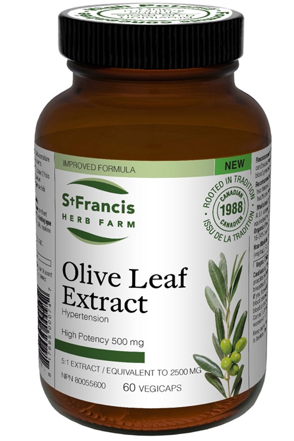 ST FRANCIS HERB FARM Olive Leaf Capsules (60 Caps)