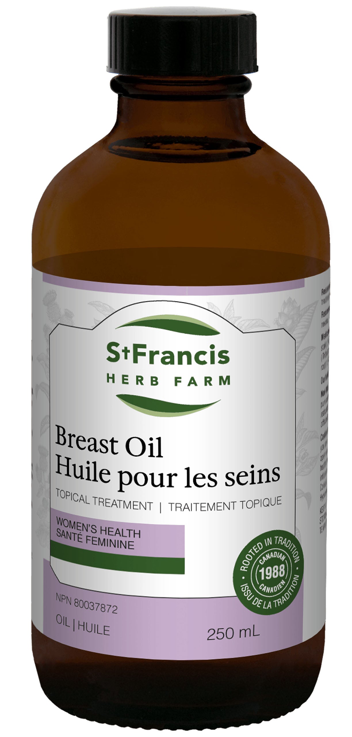 ST FRANCIS HERB FARM Breast Oil (250 ml)