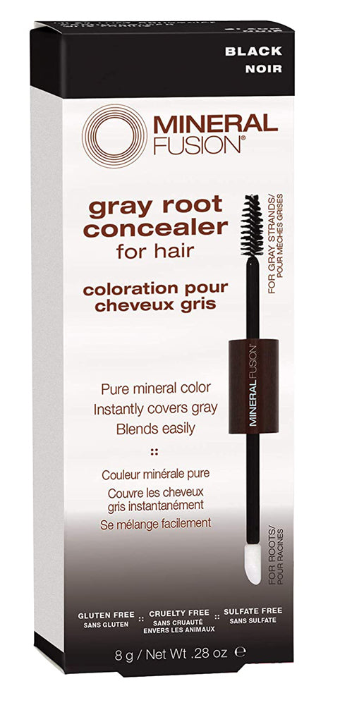 MINERAL FUSION Gray Root Concealer - Black (8 gr)