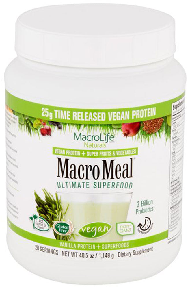MACROLIFE NATURALS MacroMeal Vegan Vanilla (15 servings)