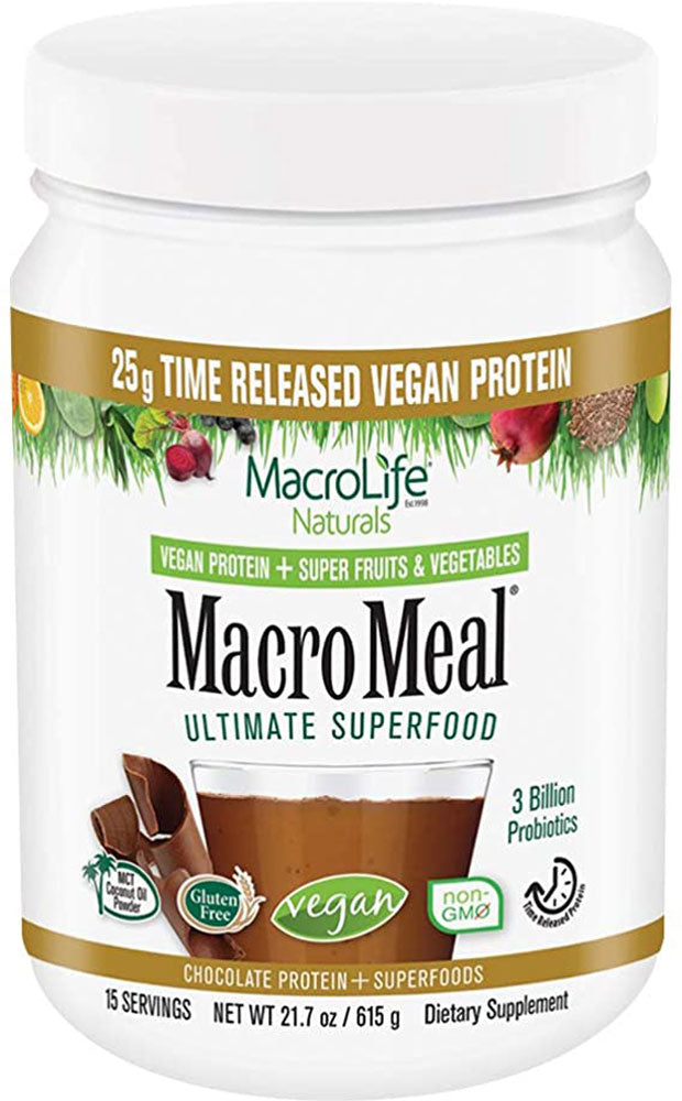 MACROLIFE NATURALS MacroMeal Vegan Chocolate (15 servings)