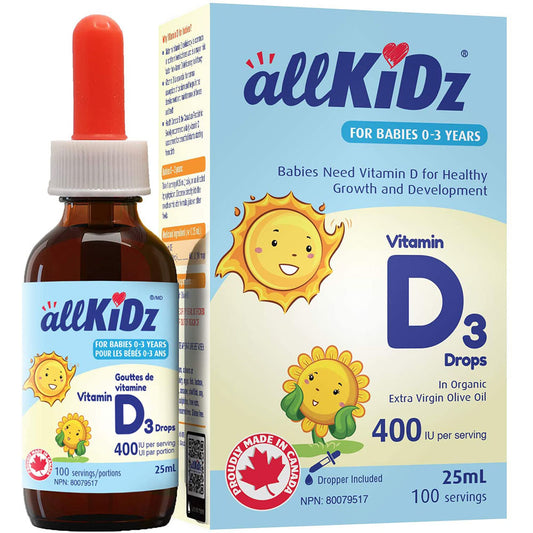 ALLKIDZ NATURALS Vitamin D3 (Baby - 25 ml)