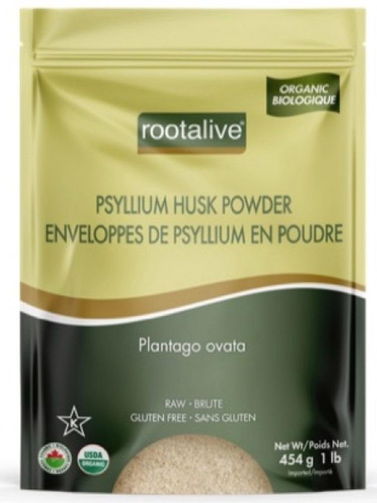 ROOTALIVE Organic Psyllium Husk Powder (454 gr)