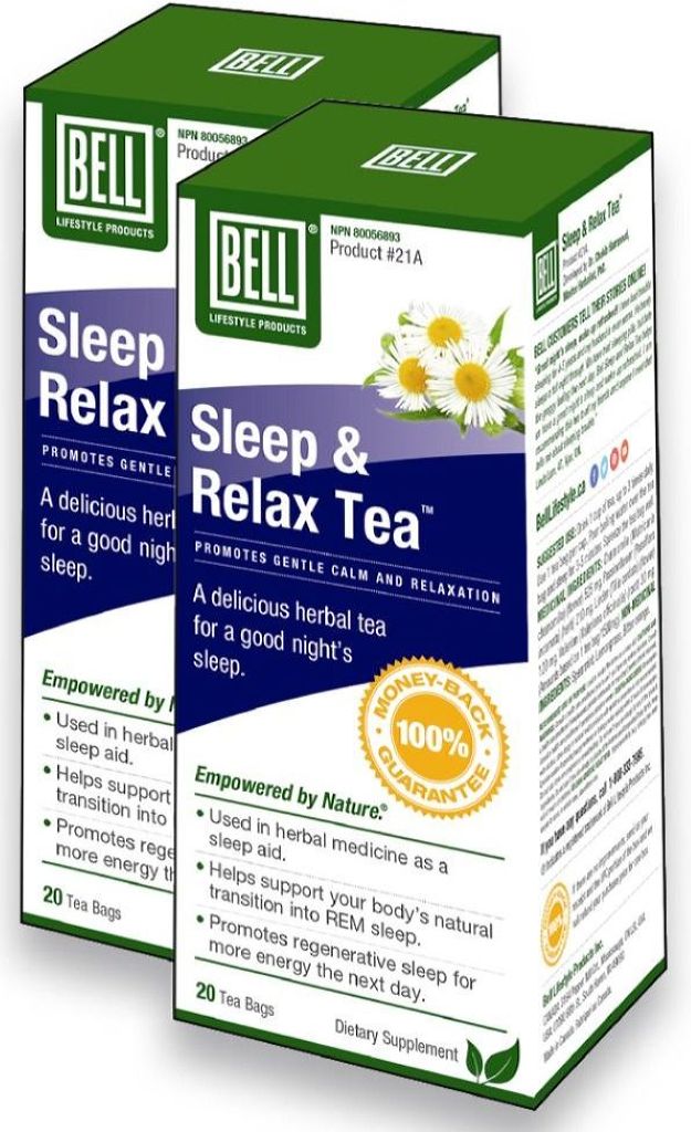 BELL Sleep & Relax Tea (20 bags) 2-Pack