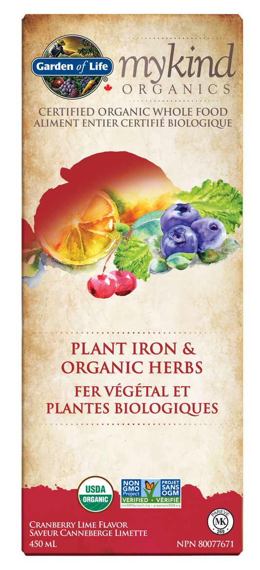 MYKIND Organics Plant Iron & Organic Herbs (450 ml)