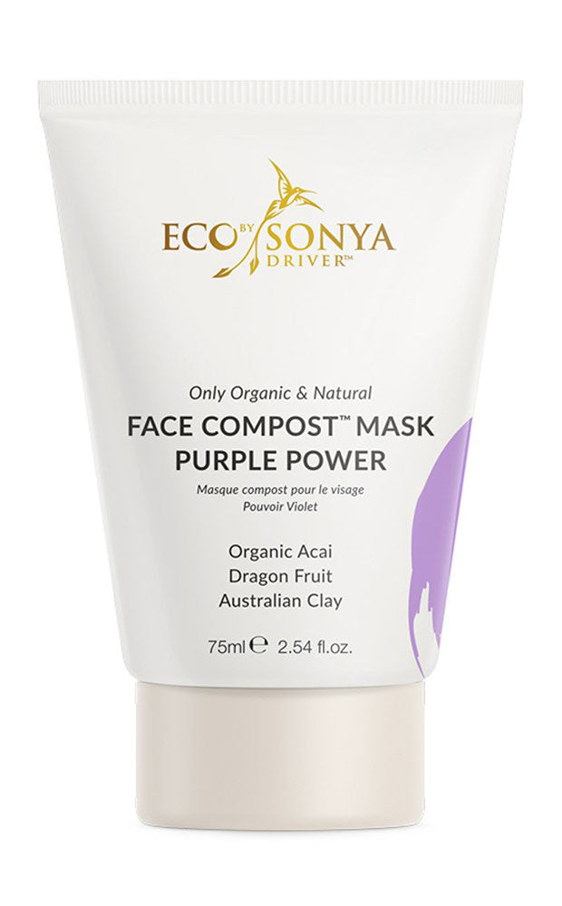 ECO TAN Face Compost Mask - Purple Power